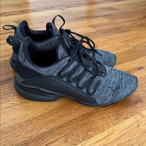 Black and Gray Men’s Puma Sneakers